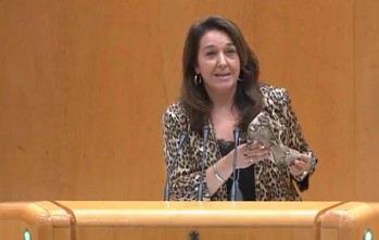 Adela Pedrosa defiende a las aparadoras en el Senado