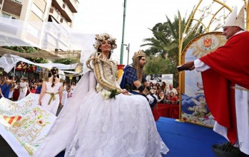 Imagen de la recreación de la boda | Jesús Cruces.