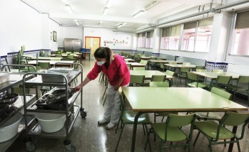 Imagen del comedor del colegio Pintor Sorolla.