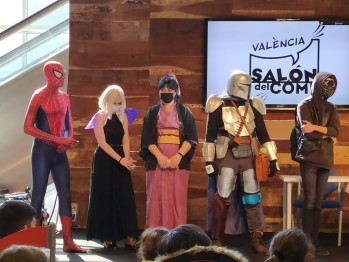 Alumnos del IES La Torreta asistieron al Salón del Cómic en Valencia 