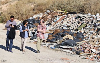 Joan Piquer ha visitado Elda para este problema ambiental | Jesús Cruces.