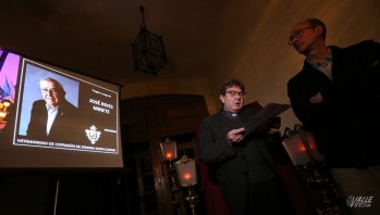 José Rives no pudo acudir al acto y sobre él habló el párroco Paco Carlos.