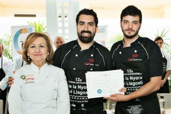 El cocinero eldense Raúl López obtiene el tercer premio del  12º Concurso Nacional de la Ñora y el Langostino de Guardamar