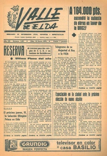 Número 1.011 - 10 de enero de 1976