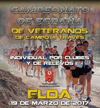 Elda acogerá el Campeonato de España de Veteranos de Campo a Través