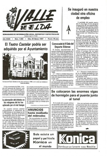 Número 1.562 - 20 de febrero de 1987