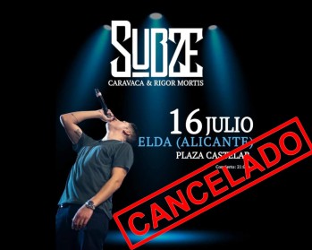 El rapero Subze no actuará en Elda esta tarde tras dar positivo por COVID-19