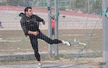 El atleta ha participado en la prueba de lanzamiento de disco.