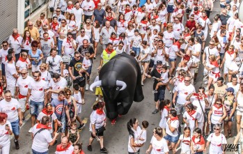 Los Sanfermines reunieron a cientos de personas.