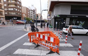 El socavón se arreglará en los próximos días.