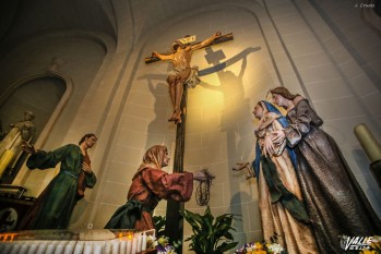 Las imágenes ya están ubicadas de forma permanente en la iglesia de Santa Ana.