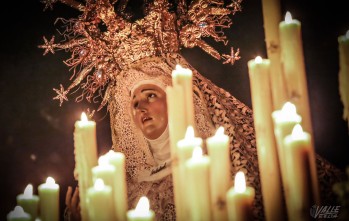 Imagen de la Virgen de la Soledad.