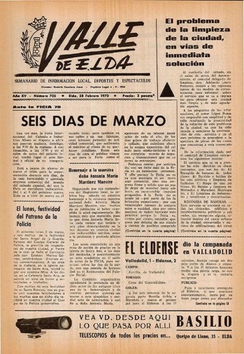 Número 0705 - 28 de febrero de 1970