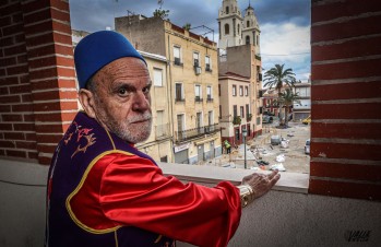 Joaquín Luna o mejor conocido como Chimo, dejará de ser el cuartelero de los Moros Realistas después de 52 años en la comparsa | J.C.