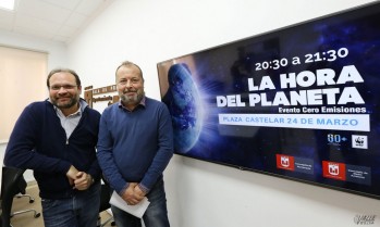 Eduardo Vicente y Rafa Espuig han presentado la Hora del planeta | Jesús Cruces.