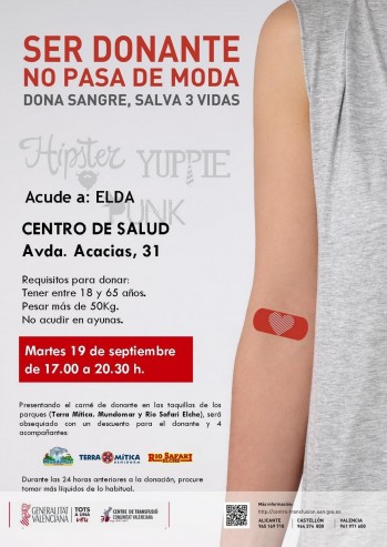 El centro de salud Acacias organiza una campaña de donación de sangre