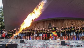 La Plaza Castelar ha acogido este acto de celebración.