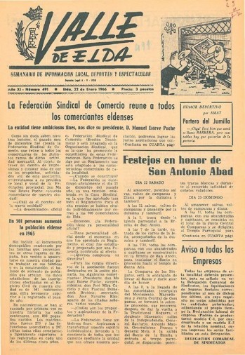 Número 0491 - 22 de enero de 1966