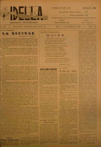 Idella nº 104 - Año 1928