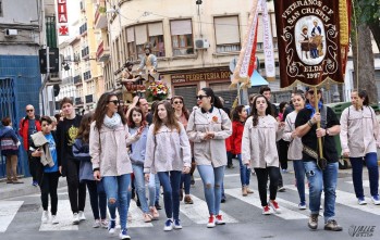 Las Falleras Mayores de Elda han participado en la romería | Jesús Cruces