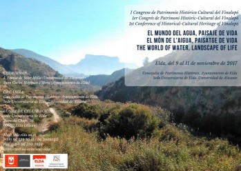 La Sede Universitaria de Elda organiza el 1º Congreso de Patrimonio Histórico que tendrá el mundo del agua como tema central