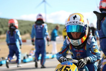El piloto Sandro Pérez obtiene la tercera posición en el Campeonato de España de Karting