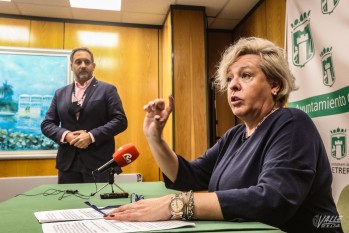 La portavoz del PP, Pepa Villaplana, ha explicado el voto en contra de los presupuestos | J.C.