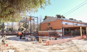 Las obras avanzan a buen ritmo. 