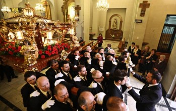 Previsión de lluvia: Santa Ana acogerá una procesión claustral para el 75 aniversario del Cristo Yacente