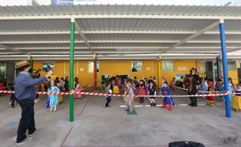 En Padre Manjón solo ha celebrado el carnaval las clases de Infantil.