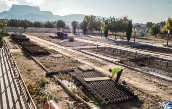 Los trabajos de construcción de los nichos ya han comenzado | J.C.