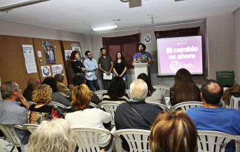Podemos convoca un acto para que sus diputados informen sobre los cuatro meses de legislatura