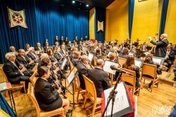 Rafael Rico ha dirigido el primer concierto de la AMCE Santa Cecilia | Nando Verdú.