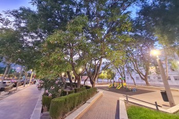 El parque cuenta con nueva iluminación | Imagen cedida. 