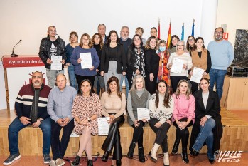 Foto de familia de los alumnos del taller de empleo | Nando Verdú.