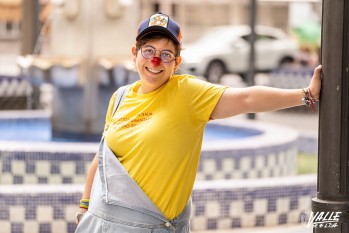 Marta Maestre es la presidenta de la asociación Dr. Clown en Elda | Nando Verdú. 