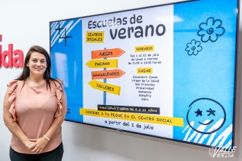 Lorena Pedrero ha presentado las escuelas de verano | Nando Verdú. 
