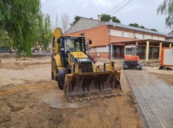 Las obras empezaron la semana pasada. 