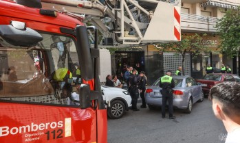 El incendio ha quedado en un susto gracias a la rápida actuación de los cuerpos de seguridad. 