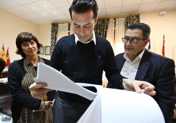 Calpena, Alfaro y Navalón han presentado los presupuestos | Jesús Cruces.