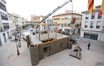 El Castillo de Embajadas empieza a tomar forma en Elda