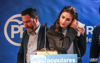 La presidenta de las Nuevas Generaciones del PP, Claudia Alberola, dejó el consejo ayer junto con Fran Muñoz. 