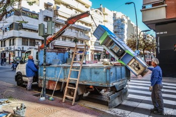 Tras la retirada de las cabinas de Petrer, ahora se están suprimiendo las de Elda.