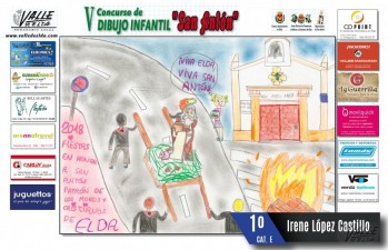 Dibujos premiados del 5º Concurso sobre San Antón de Valle de Elda