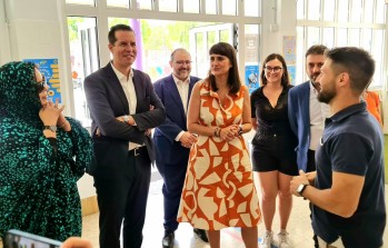 La secretaria de Estado ha visitado el CEIP Pintor Sorolla. 