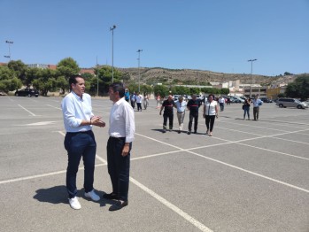 Rubén Alfaro y Carlos Mazón han anunciado la construcción del nuevo edificio.