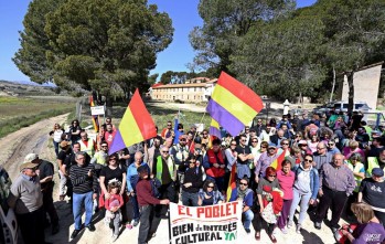 Imagen de la marcha a El Poblet de 2017 | Jesús Cruces.