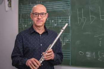 Rafael Rico Pérez, flautista y nuevo director de la Banda Santa Cecilia | J. Cruces.