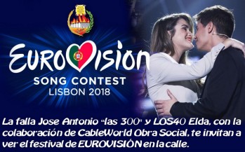 Eurovisión en la calle con la falla 