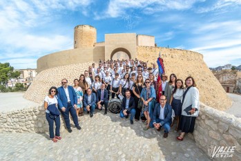 La AMCE Santa Cecilia ha participado en la reapertura del Castillo | Nando Verdú.